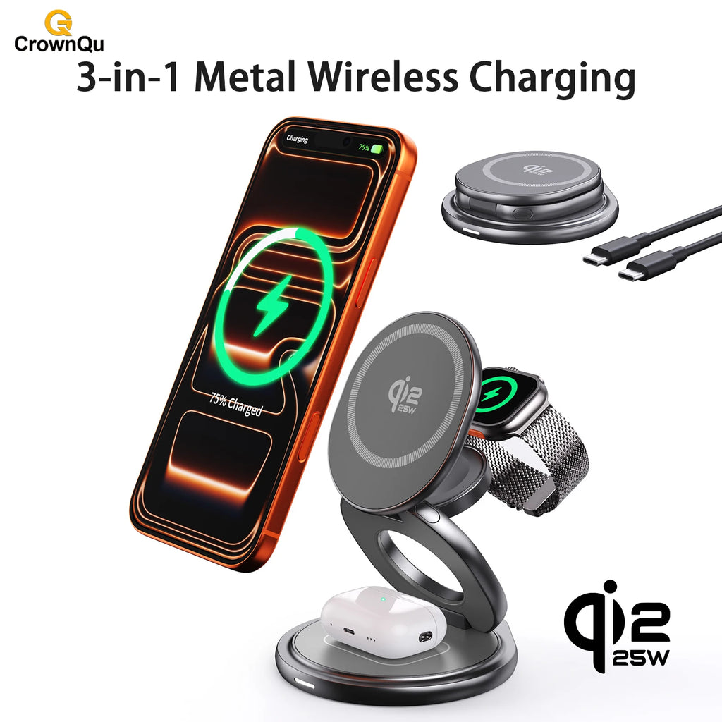 Station de charge sans fil magnétique Qi2.2 – 25 W