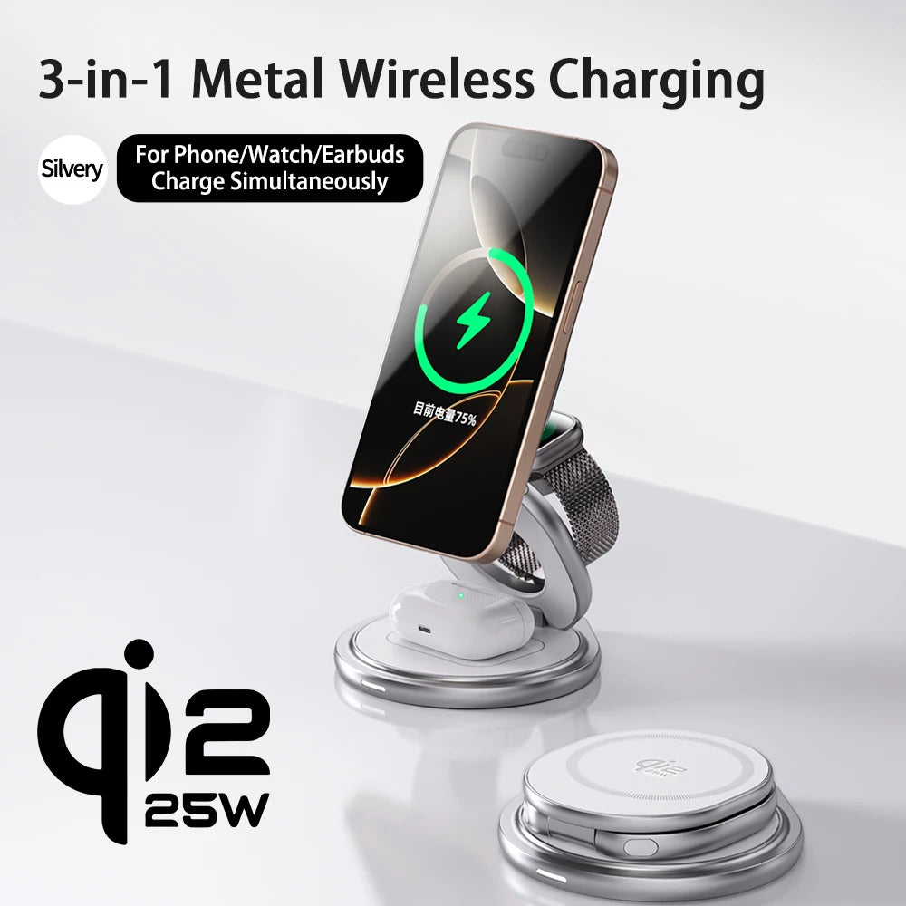 Station de charge sans fil magnétique Qi2.2 – 25 W