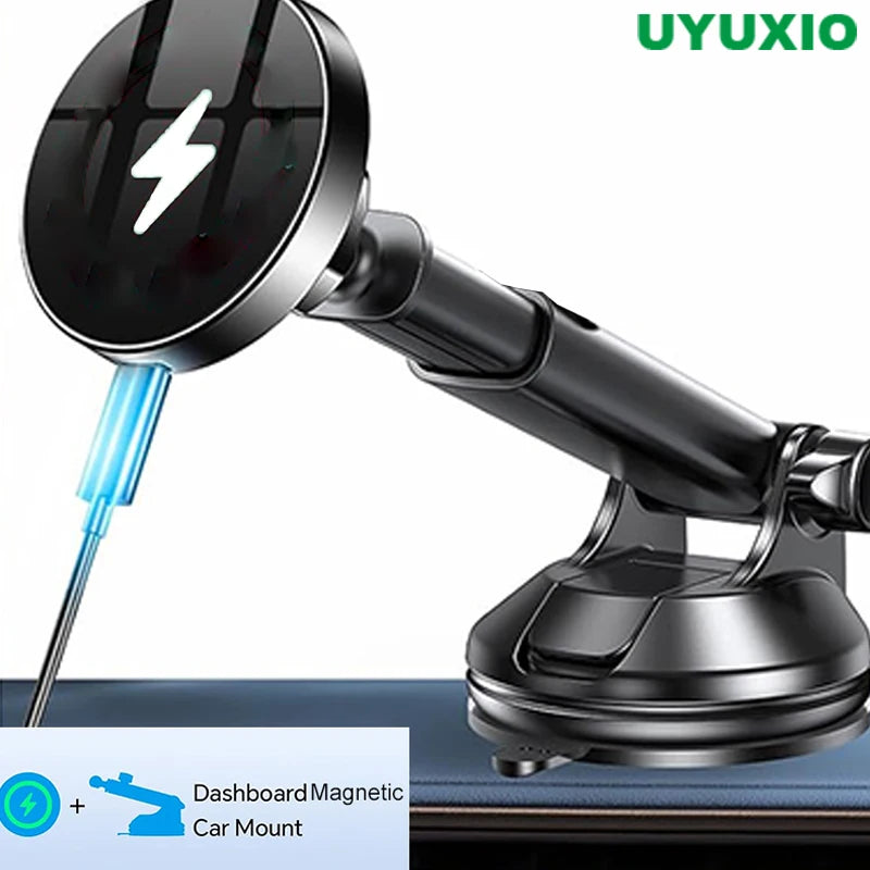 UYUXIO Chargeur Magnétique Sans Fil pour Voiture 15W